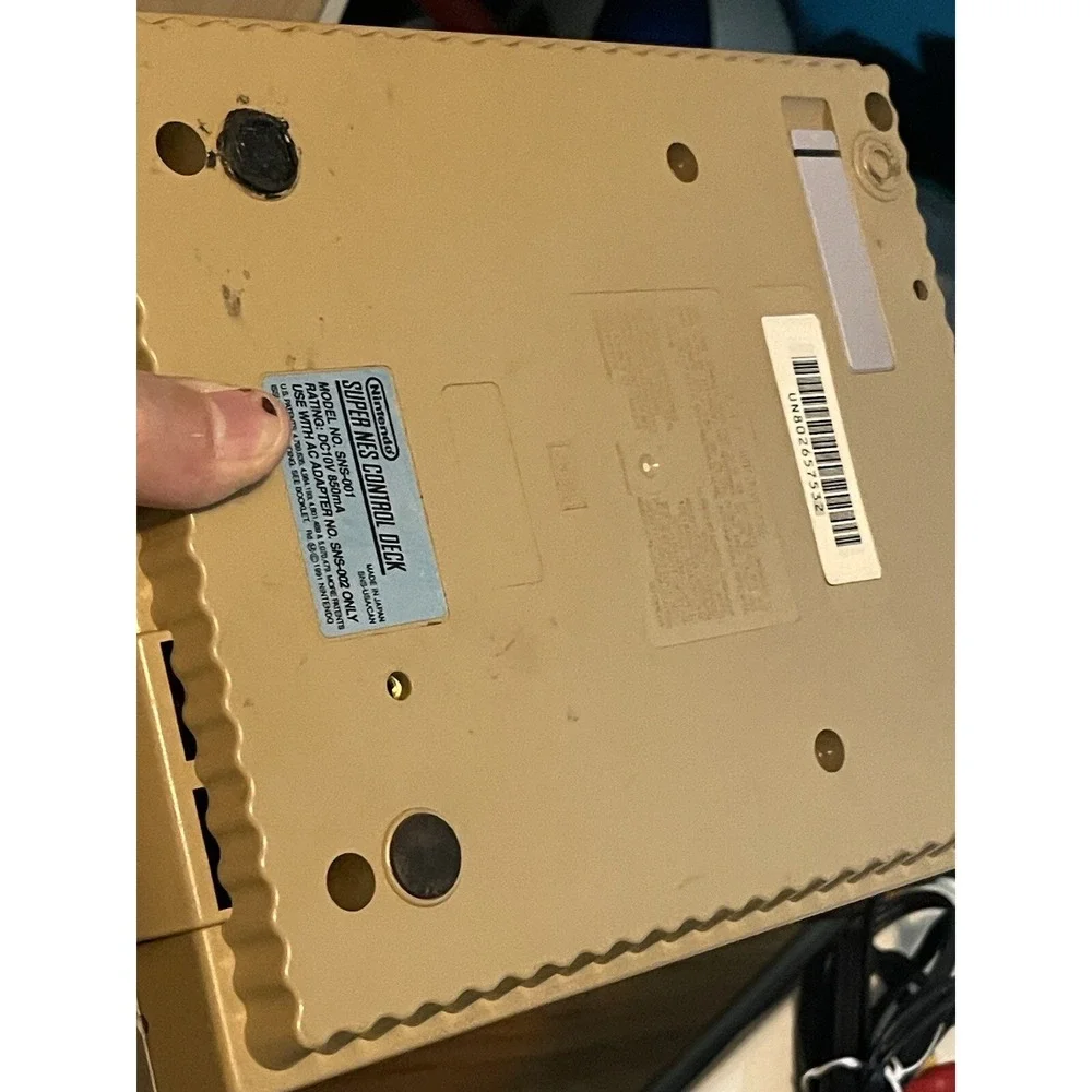 Super Nintendo SNES System Console With 1 OEM‎ Controller Authentic